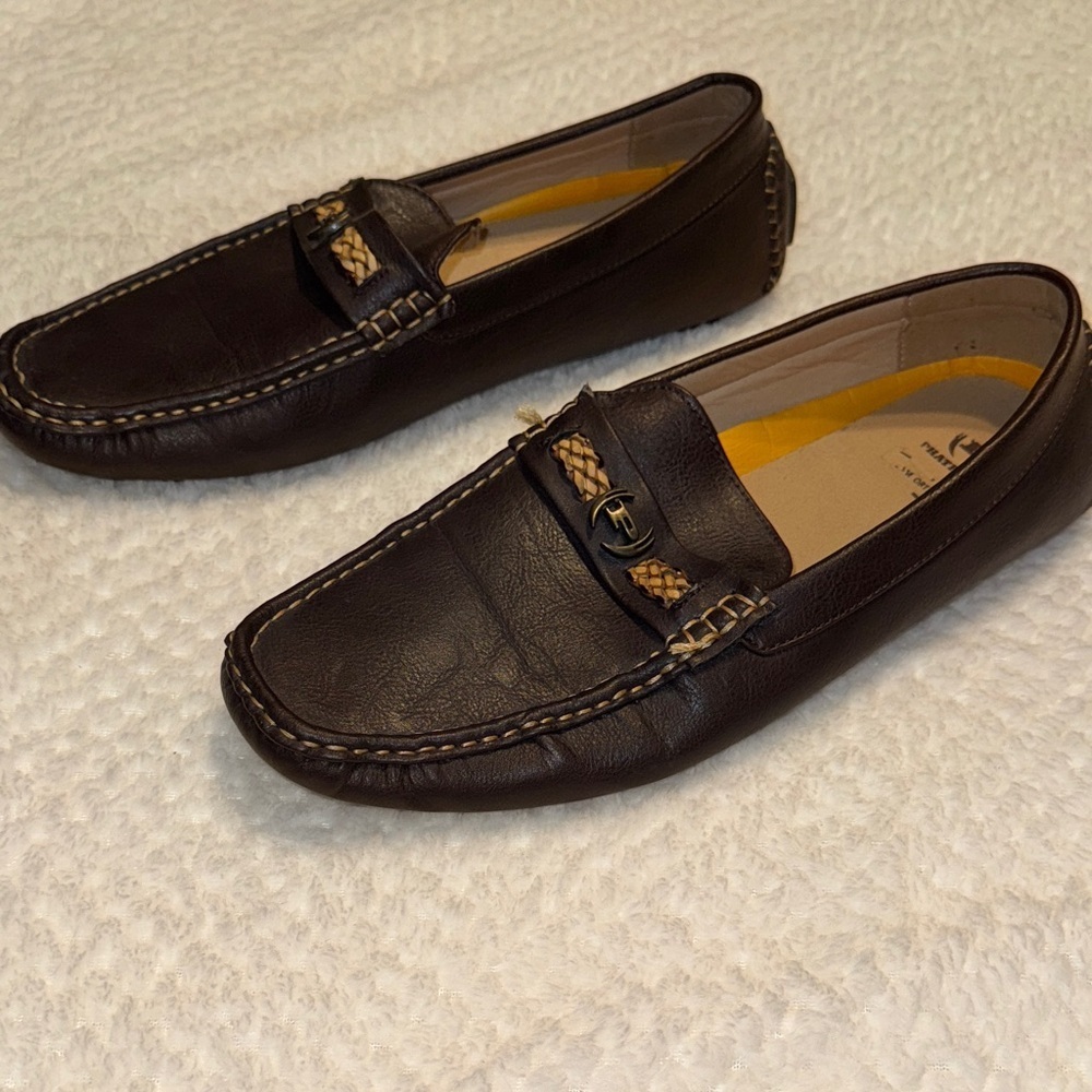 👞 Men’s Phat Farm Brown Loafers – Size 12 - Picture 2 of 7
